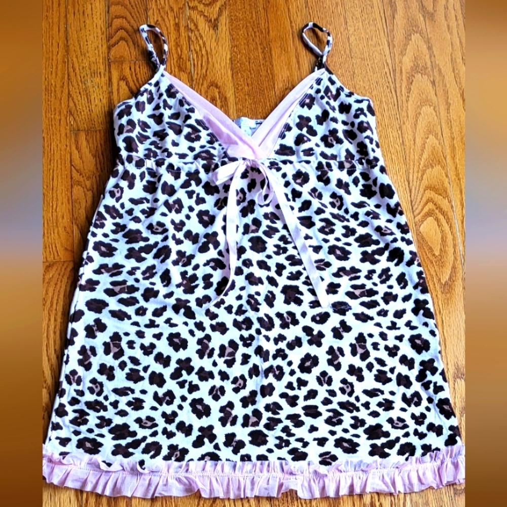 Tart Intimates EUC women's brown & tan teddy Size S